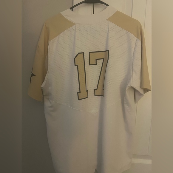 Nike Player Edition Vanderbilt Home Baseball Jersey - Picture 4 of 4